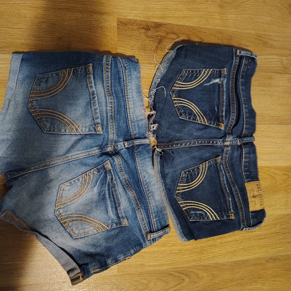 Hollister Blue Denim Shorts
